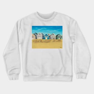 More beach huts Crewneck Sweatshirt